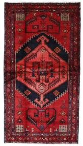  Orientalischer Hamadan Teppich 108X202 Dunkelrot/Rot Wolle, Persien/Iran Carpetvista