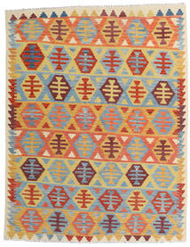 157X202 Kilim Afghan Old Style Rug Oriental Orange/Beige (Wool, Afghanistan) Carpetvista