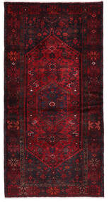  Oriental Hamadan Rug 107X205 Dark Red/Red Wool, Persia/Iran Carpetvista