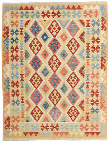 154X198 Alfombra Oriental Kilim Afghan Old Style Beige/Amarillo (Lana, Afganistán) Carpetvista