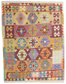 Tappeto Orientale Kilim Afghan Old Style 154X200 Beige/Rosso (Lana, Afghanistan)