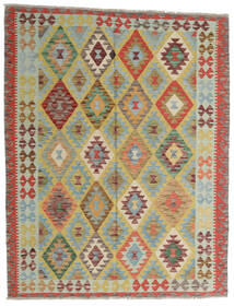 Alfombra Oriental Kilim Afghan Old Style 149X193 Naranja/Amarillo (Lana, Afganistán)