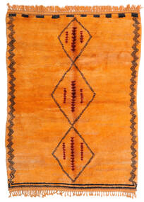 Berber Moroccan - Mid Atlas Rug 190X265 Orange/Beige Wool, Morocco Carpetvista