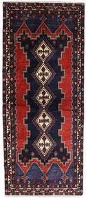  96X230 Afshar Vloerkleed Tapijtloper Donker Roze/Rood Perzië/Iran Carpetvista