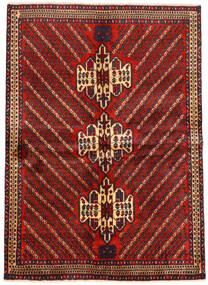  Afshar Χαλι 161X222 Περσικό Μαλλινο Κόκκινα/Σκούρο Κόκκινο Carpetvista