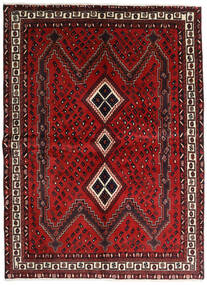  Afshar Teppich 154X212 Persischer Wollteppich Dunkelrot/Rot Klein Carpetvista