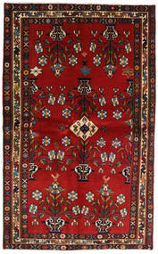 Afshar Teppich 137X222 Dunkelrot/Rot Wolle, Persien/Iran Carpetvista