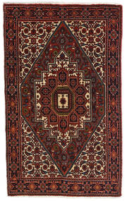 78X123 Gholtogh Matta Orientalisk Mörkröd/Röd (Ull, Persien/Iran) Carpetvista