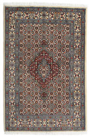  Persischer Moud Teppich 82X123 Braun/Grau ( Persien/Iran)