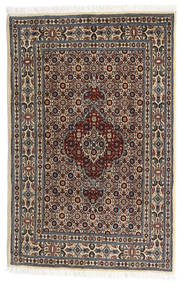 Moud Rug Rug 79X122 Brown/Dark Red Wool, Persia/Iran Carpetvista
