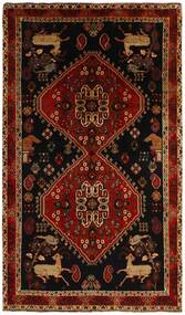 155X263 Ghashghai Fine Teppe Orientalsk Brun/Mørk Rød (Ull, Persia/Iran)