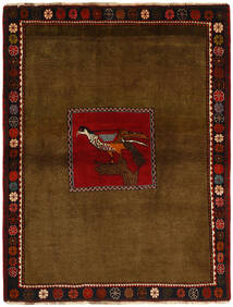  130X170 Medallion Small Qashqai Fine Rug Wool
