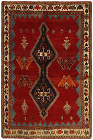Tappeto Orientale Ghashghai Fine 160X238 Rosso Scuro/Marrone (Lana, Persia/Iran)