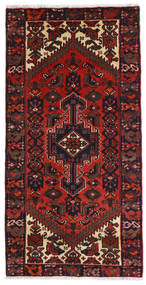  Hamadan Teppich 73X142 Persischer Wollteppich Dunkelrot/Rot Klein Carpetvista