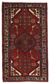 80X133 Hamadan Rug Oriental Dark Red/Red (Wool, Persia/Iran) Carpetvista
