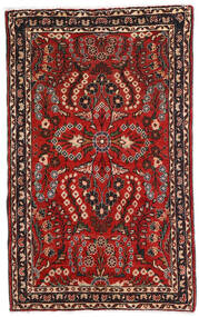 80X128 Tapete Oriental Lillian Vermelho/Vermelho Escuro (Lã, Pérsia/Irão) Carpetvista