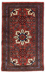 73X121 Asadabad Teppich Orientalischer Dunkelrot/Rot (Wolle, Persien/Iran) Carpetvista