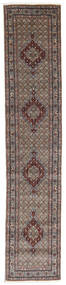 絨毯 オリエンタル ムード 79X399 廊下 カーペット 茶色/グレー (ウール, ペルシャ/イラン)