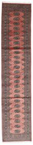 79X360 Pakistan Bokhara 2Ply Orientalisk Hallmatta Röd/Brun (Ull, Pakistan) Carpetvista