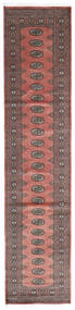  Orientalischer Pakistan Buchara 2Ply Teppich 81X358 Läufer Rot/Dunkelrot Wolle, Pakistan Carpetvista