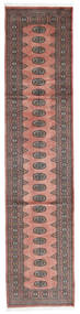  Orientalisk Pakistan Bokhara 2Ply 81X349 Hallmatta Röd/Brun Ull, Pakistan Carpetvista