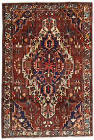 201X296 絨毯 バクティアリ オリエンタル 茶色/ダークピンク (ウール, ペルシャ/イラン) Carpetvista