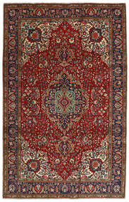  Tabriz Rug 200X316 Persian Wool Red/Dark Red Carpetvista