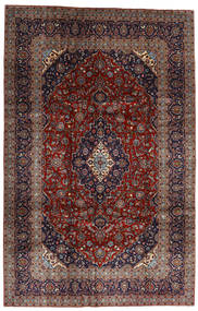 Keshan Matta 205X313 Röd/Mörkrosa Ull, Persien/Iran Carpetvista
