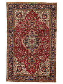  Persisk Tabriz Teppe 198X311 Mørk Rød/Rød Carpetvista