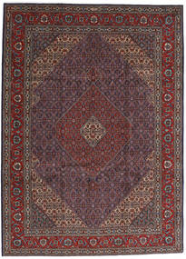 252X344 Tabriz 40 Raj Rug Oriental Red/Dark Red Large ( Persia/Iran) Carpetvista