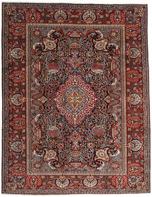  Orientalischer Kashmar Teppich 296X376 Dunkelrot/Rot Großer Wolle, Persien/Iran Carpetvista