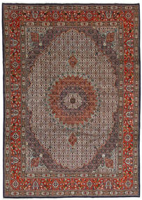 244X345 Moud Rug Oriental Brown/Orange ( Persia/Iran) Carpetvista