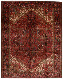 Heriz Teppich 300X382 Rot/Braun Großer Wolle, Persien/Iran Carpetvista