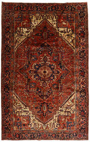 絨毯 オリエンタル ヘリーズ 258X397 ダークレッド/茶色 大きな (ウール, ペルシャ/イラン)