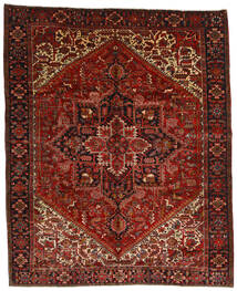  Heriz Rug 314X386 Persian Wool Red/Brown Large Carpetvista