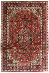  Persisk Tabriz Teppe 198X292 Rød/Brun (Ull, Persia/Iran)