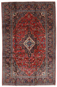  Persian Mashad Rug 201X312 Red/Dark Red (Wool, Persia/Iran)