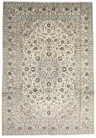 247X355 絨毯 カシャン オリエンタル ベージュ/オレンジ (ウール, ペルシャ/イラン) Carpetvista