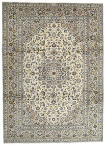  Persischer Keshan Teppich 259X358 Grau/Beige Großer (Wolle, Persien/Iran)