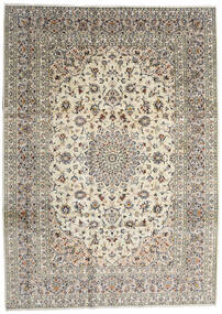  Keshan Rug 254X353 Persian Wool Beige/Grey Large Carpetvista
