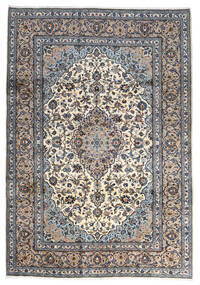  Persischer Keshan Teppich 250X356 Grau/Dunkelgrau Großer (Wolle, Persien/Iran)