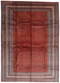 317X433 Sarouk Mir Rug Oriental Red/Dark Red Large (Wool, Persia/Iran) Carpetvista