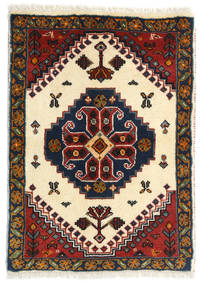 61X82 絨毯 カシュガイ オリエンタル ベージュ/ダークグレー (ウール, ペルシャ/イラン) Carpetvista