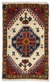  Qashqai Rug 58X93 Persian Wool Brown/Beige Small Carpetvista