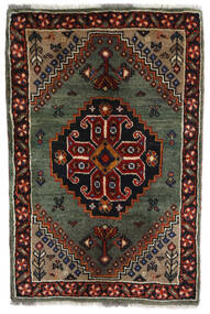  Qashqai Rug 61X92 Persian Wool Brown/Green Small Carpetvista
