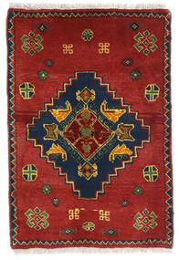  58X85 Medallion Small Qashqai Rug Wool, Carpetvista