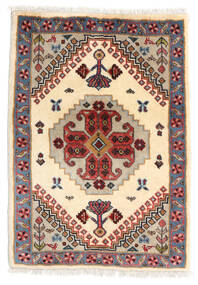 61X86 Ghashghai Matta Orientalisk Beige/Röd (Ull, Persien/Iran) Carpetvista