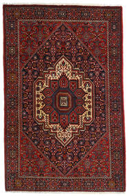 絨毯 ゴルトー 107X164 ダークレッド/レッド (ウール, ペルシャ/イラン)