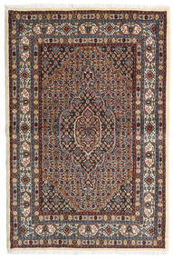  Persischer Moud Teppich 98X147 Braun/Grau Carpetvista