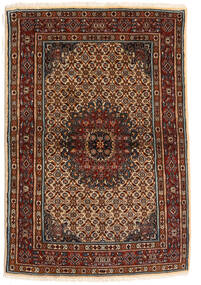  Persian Moud Rug 100X150 Brown/Beige Carpetvista